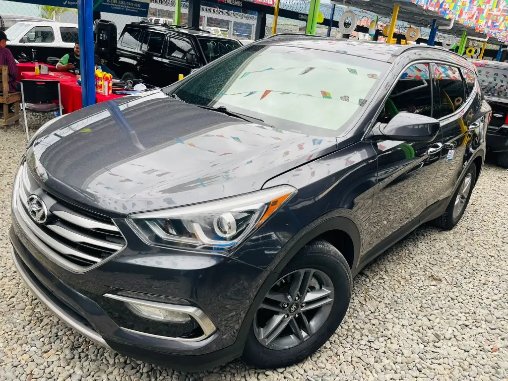 Hyundai Santa Fe Gris 2017 Automatico