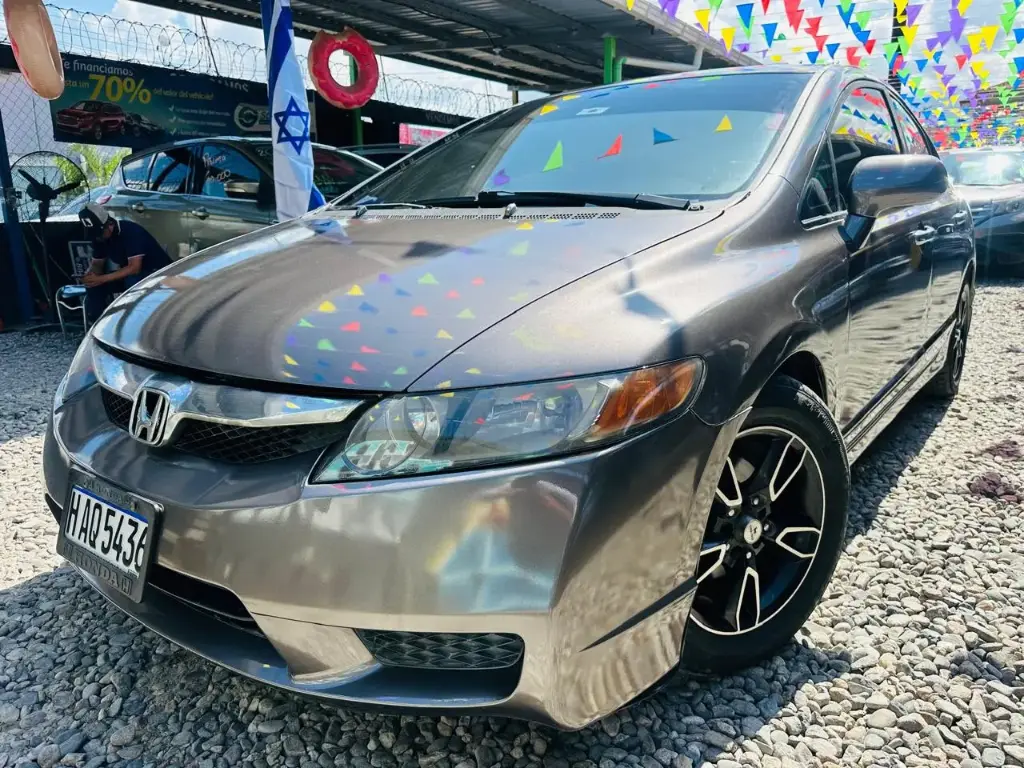 Honda Civic Gris 2009 Automatico