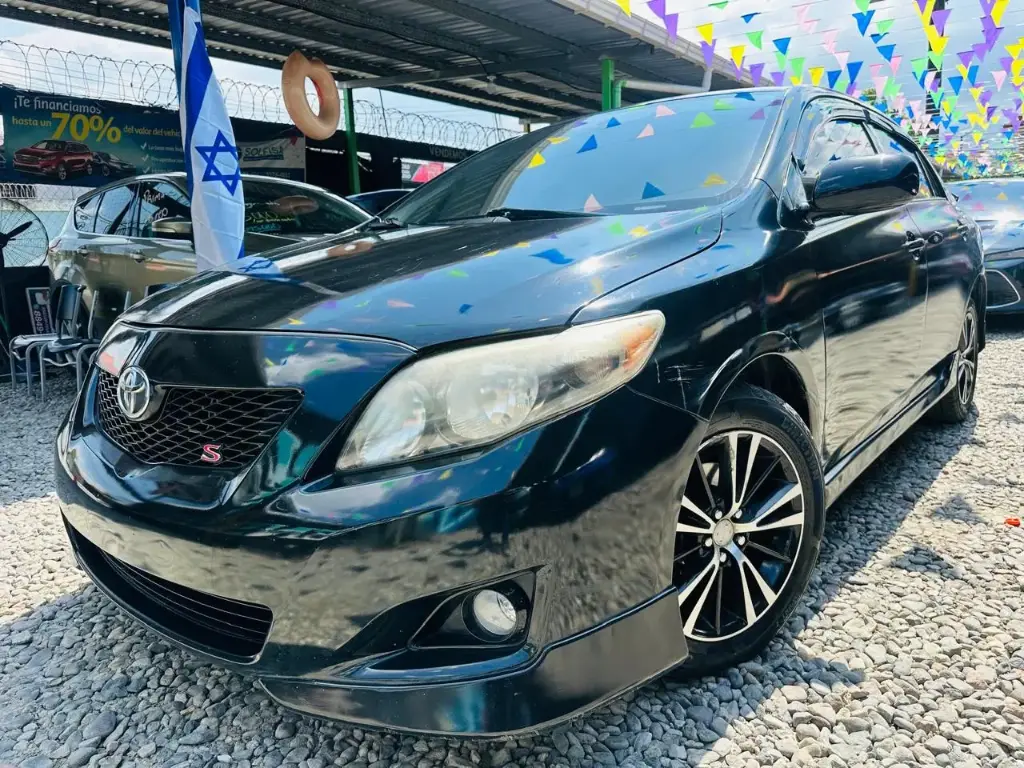 Toyota Corolla S Negro 2010 Mecanico