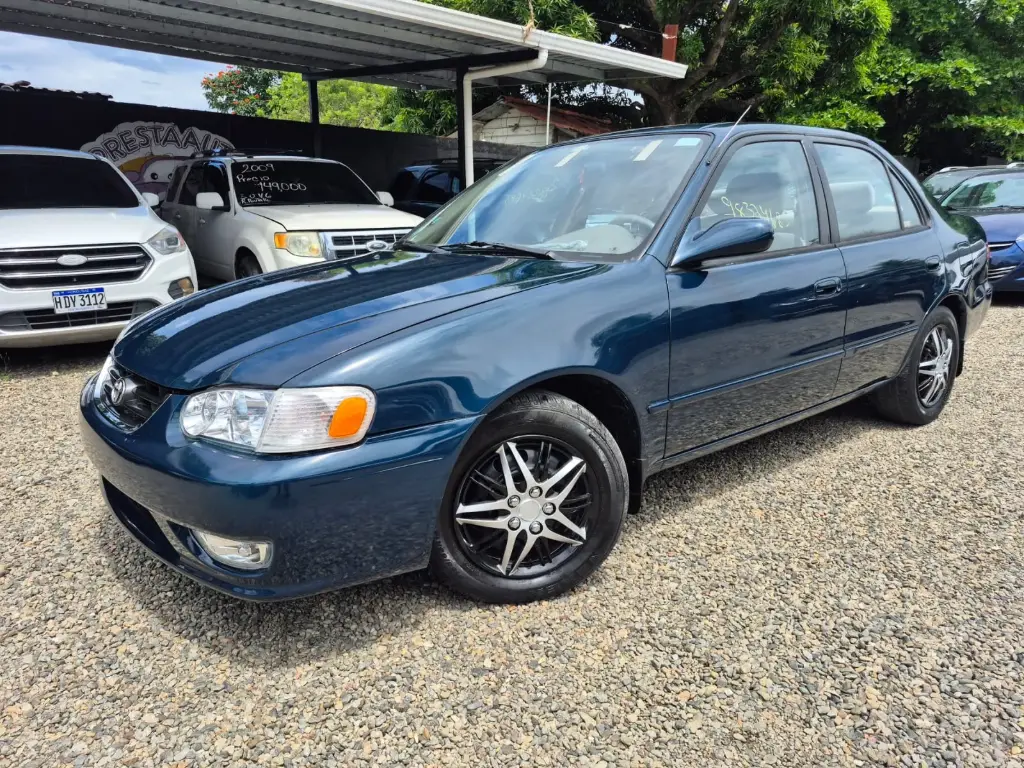 Toyota Corolla Azul 2002 Automatico