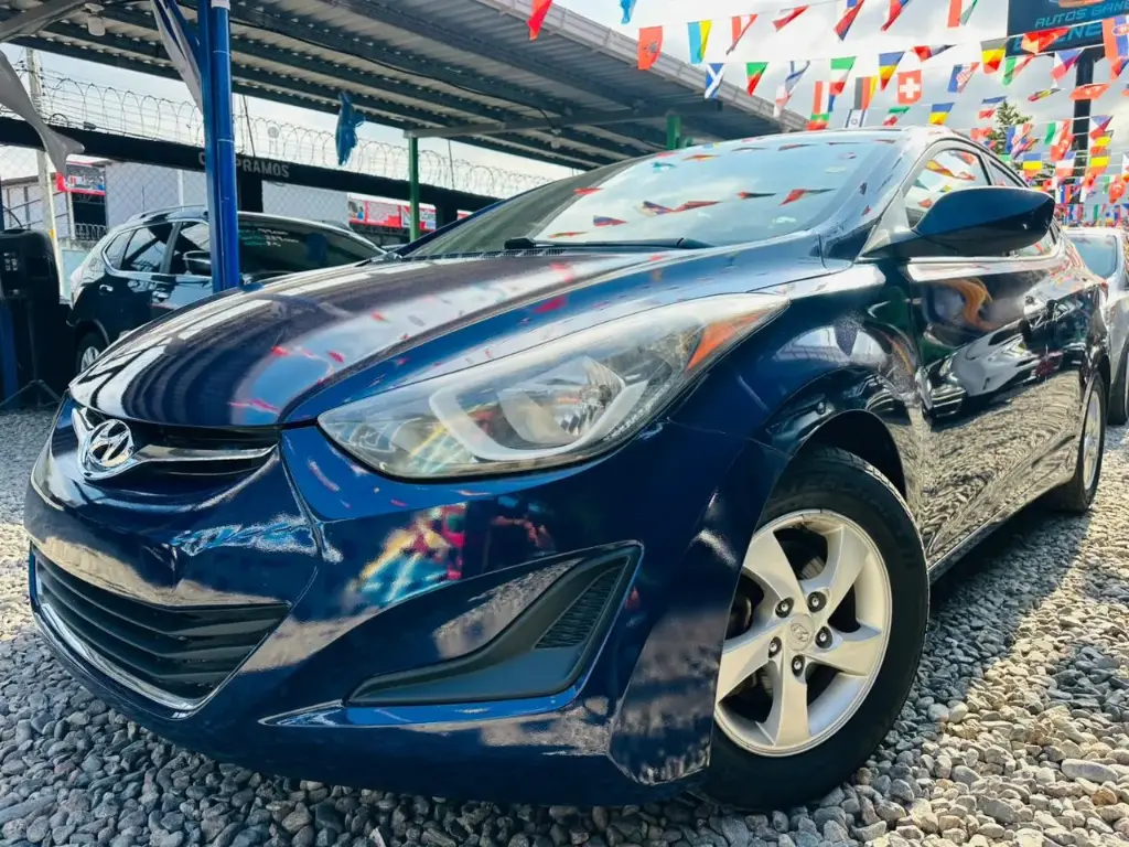 Hyundai Elantra Azul 2014 Automatico