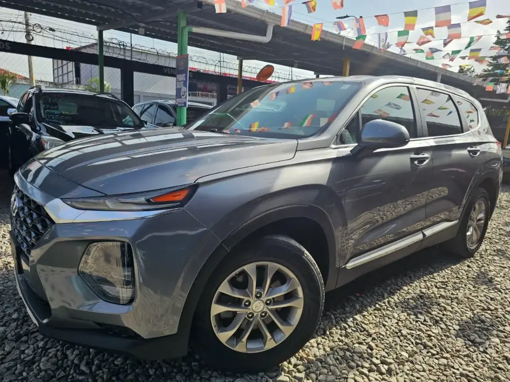 Hyundai Santa Fe Gris 2019 Automatico