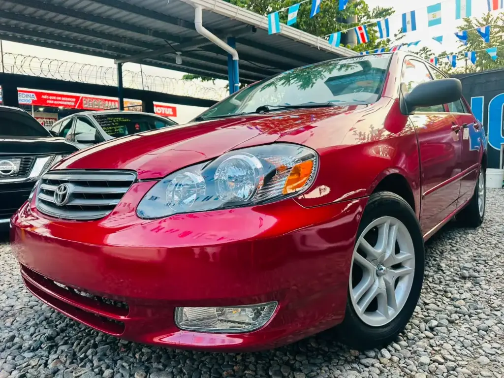 Toyota Corolla Rojo 2004 Mecanico