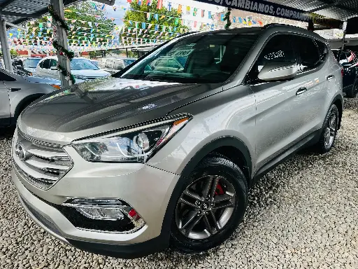 [JAV1322] Hyundai Santa Fe Gris 2017 Automatico