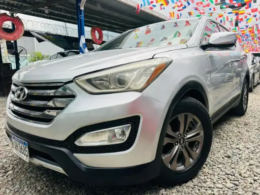[HAH0685] Hyundai Santa Fe Plateado 2015 Automatico